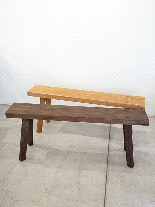 NOOKA-120 一枚板 無垢材Dining Benches