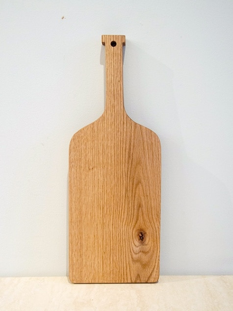 Solid Wood Single Slab Cutting Board - Bottle