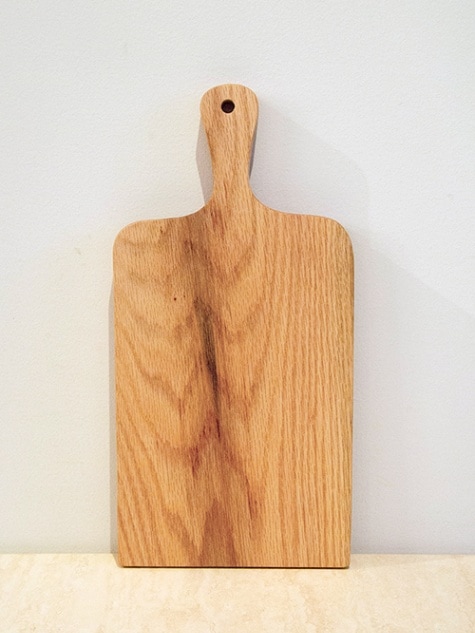 Solid Wood Single Slab Cutting Board - Hickory
