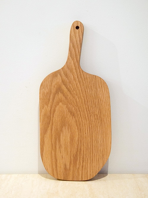 Solid Wood Single Slab Cutting Board - Oval